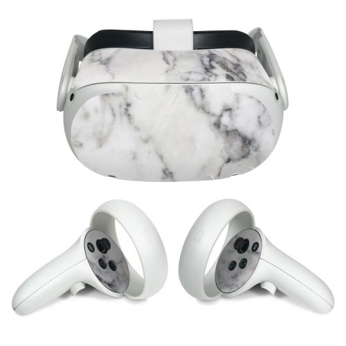 White Marble Meta Quest 2 Skin