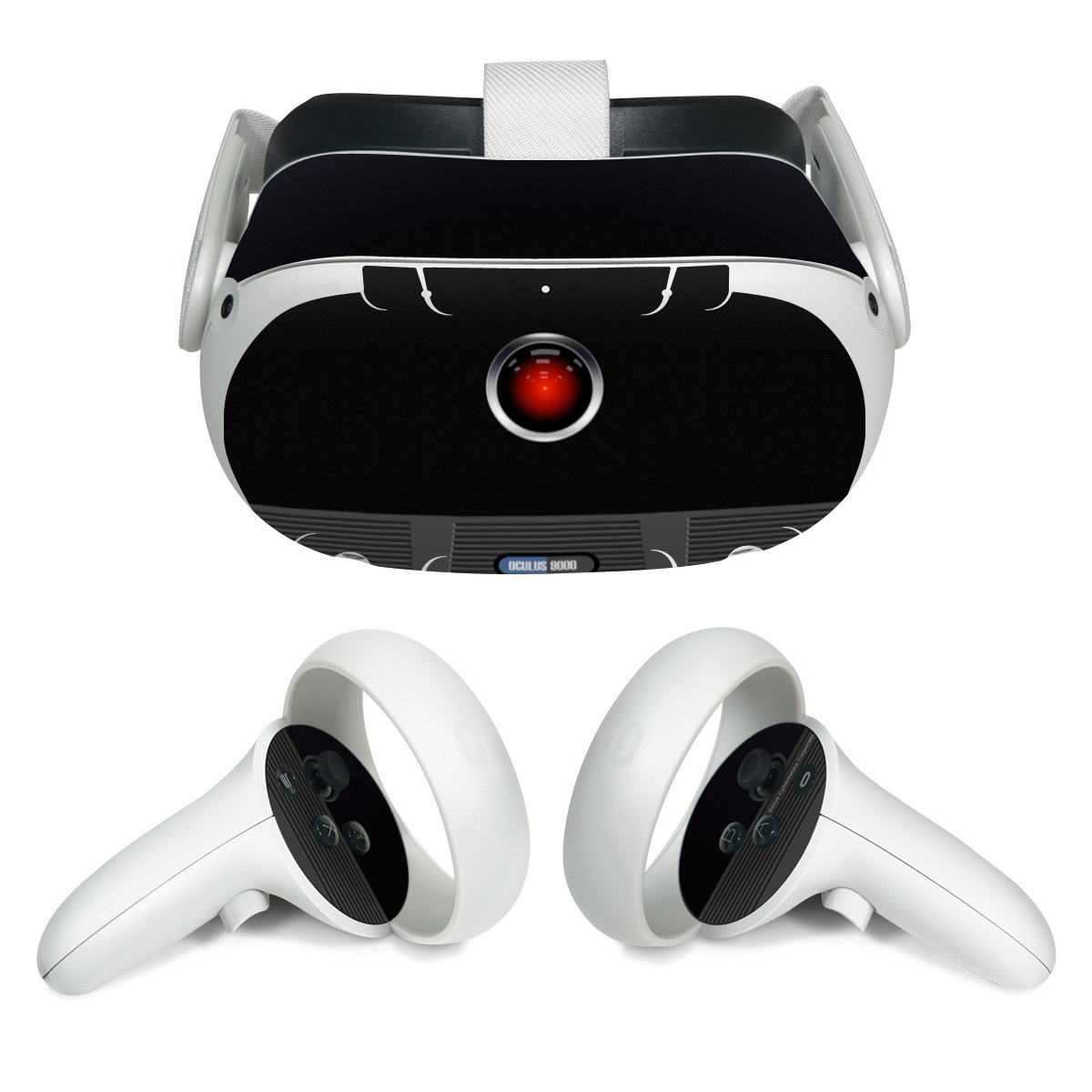 Meta Quest 2 Skin design of Screenshot, Technology, Circle, Space, with black, gray, red, blue colors