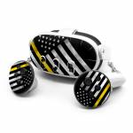 Thin Yellow Line Hero Meta Quest 3 Series Skin