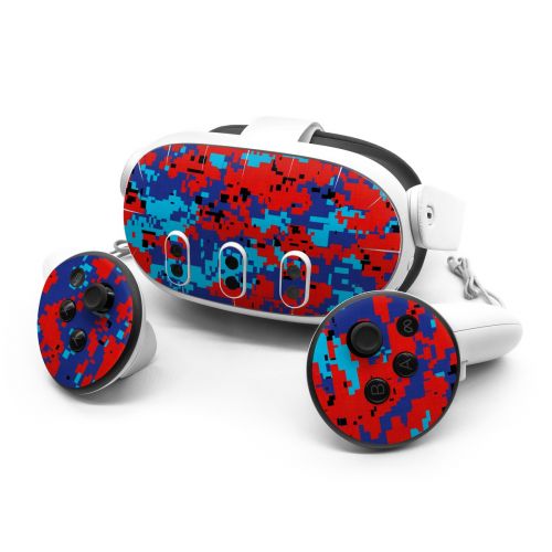 Digital Patriot Camo Meta Quest 3 Series Skin