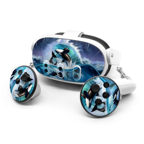 Orca Wave Meta Quest 3 Series Skin