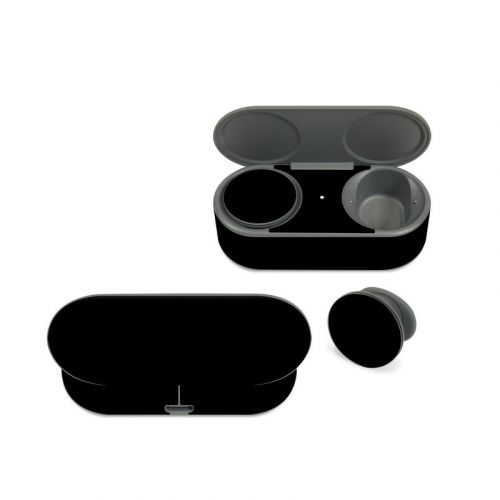 Solid State Black Microsoft Surface Earbuds Skin