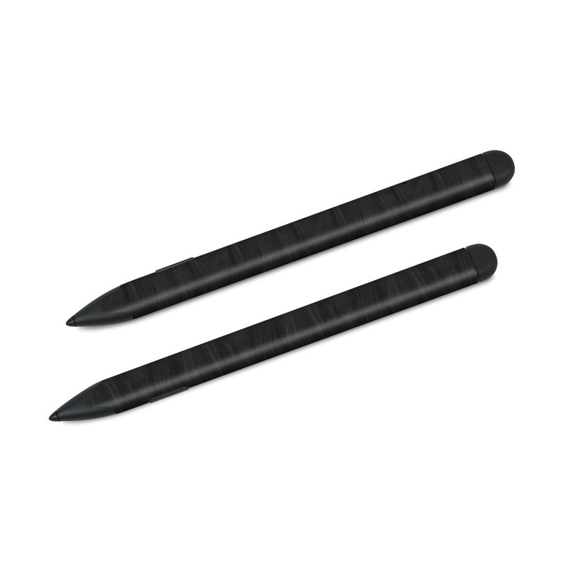 Microsoft Surface Slim Pen Skin design of Black, Brown, Wood, Grey, Flooring, Floor, Laminate flooring, Wood flooring, with black colors