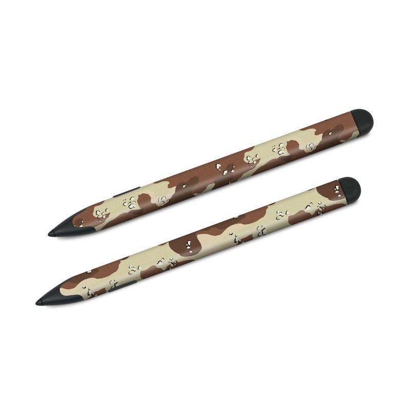 Microsoft Surface Slim Pen Skin design of Military camouflage, Brown, Pattern, Design, Camouflage, Textile, Beige, Illustration, Uniform, Metal with gray, red, black, green colors