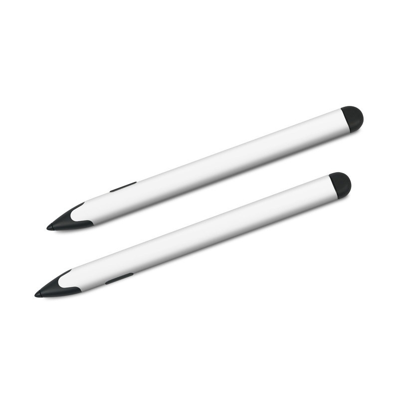 Microsoft Surface Slim Pen Skin design of White, Black, Line, with white colors