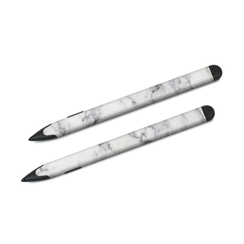 Microsoft Surface Slim Pen Skin design of White, Geological phenomenon, Marble, Black-and-white, Freezing, with white, black, gray colors