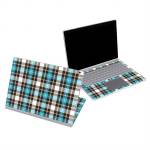 Turquoise Plaid Microsoft Surface Book Series Skin