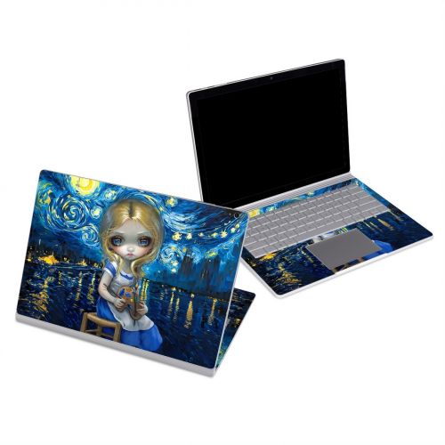 Alice in a Van Gogh Microsoft Surface Book Series Skin