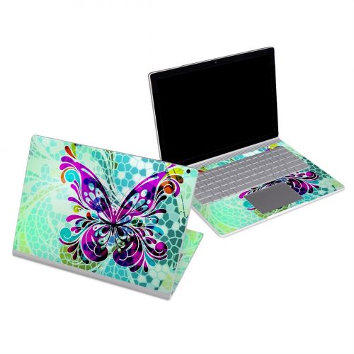 Butterfly Glass Microsoft Surface Book Series Skin