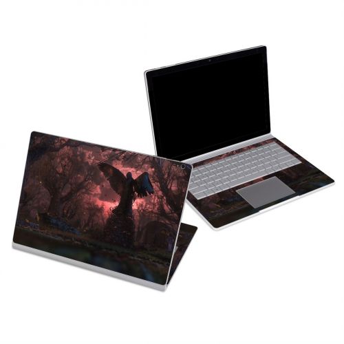 Black Angel Microsoft Surface Book Series Skin