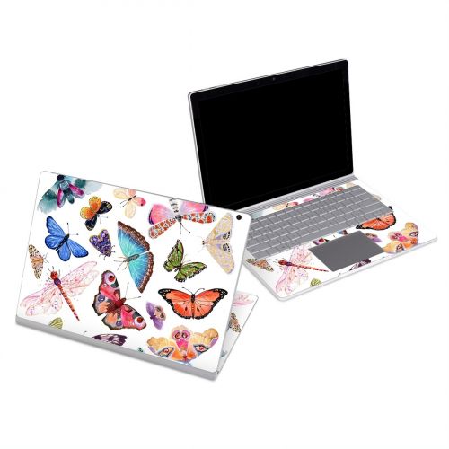 Butterfly Scatter Microsoft Surface Book Series Skin