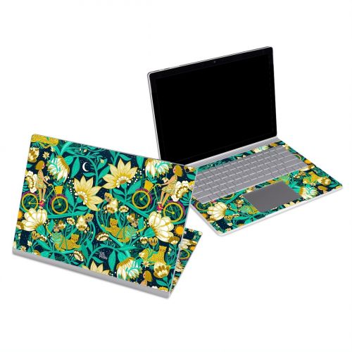 Cheetah Garden Microsoft Surface Book Series Skin