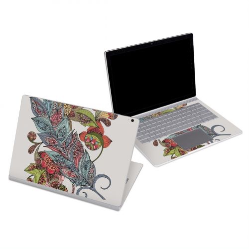 Feather Flower Microsoft Surface Book Series Skin