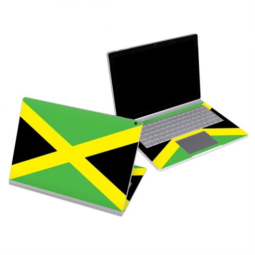Jamaican Flag Microsoft Surface Book Series Skin