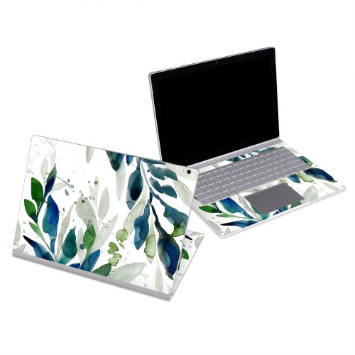 Floating Leaves Microsoft Surface Book Series Skin