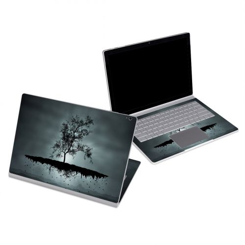 Flying Tree Black Microsoft Surface Book Series Skin