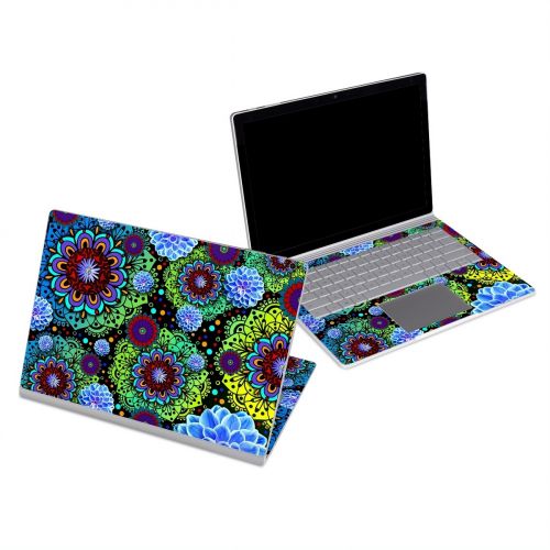 Funky Floratopia Microsoft Surface Book Series Skin