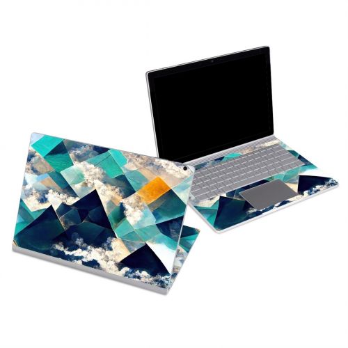 Gold Clouds Microsoft Surface Book Series Skin