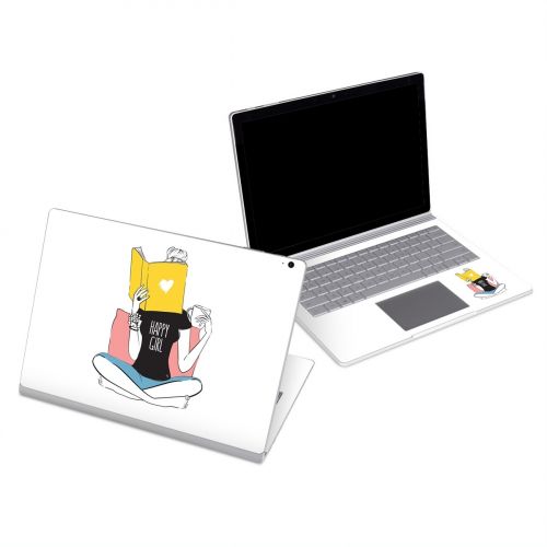 Happy Girl Microsoft Surface Book Series Skin