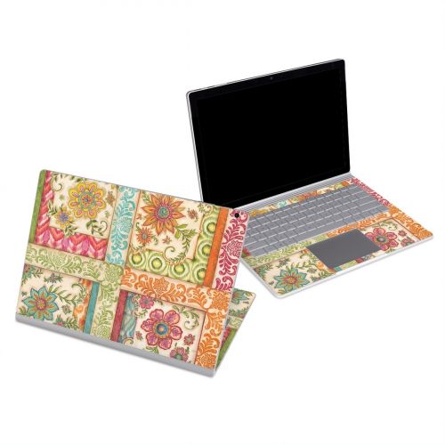 Ikat Floral Microsoft Surface Book Series Skin