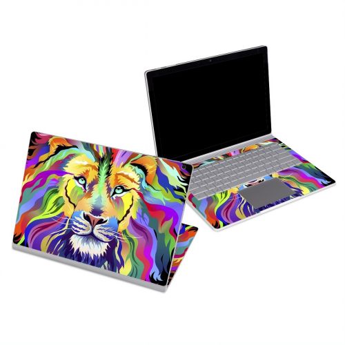 King of Technicolor Microsoft Surface Book Series Skin
