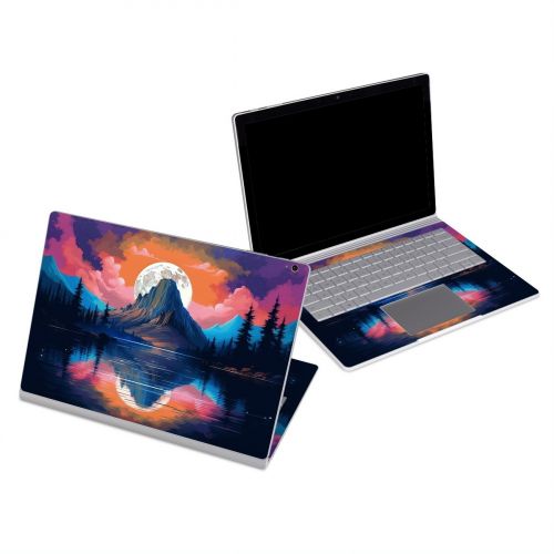 Mountain Moonrise Microsoft Surface Book Series Skin