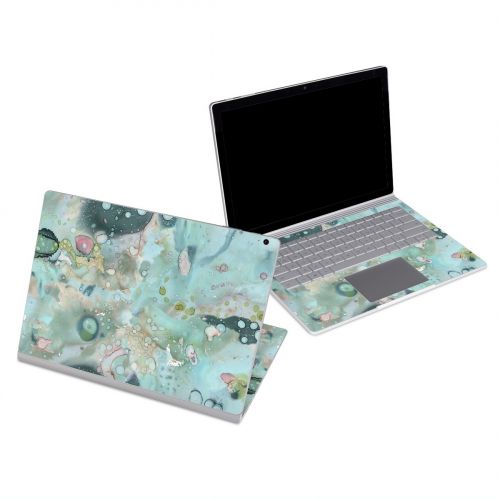 Organic In Blue Microsoft Surface Book Series Skin