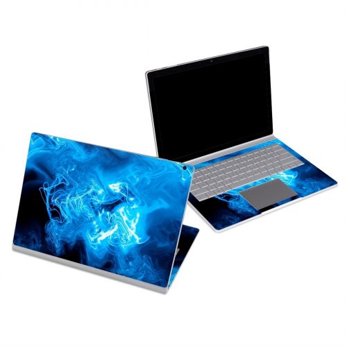 Blue Quantum Waves Microsoft Surface Book Series Skin