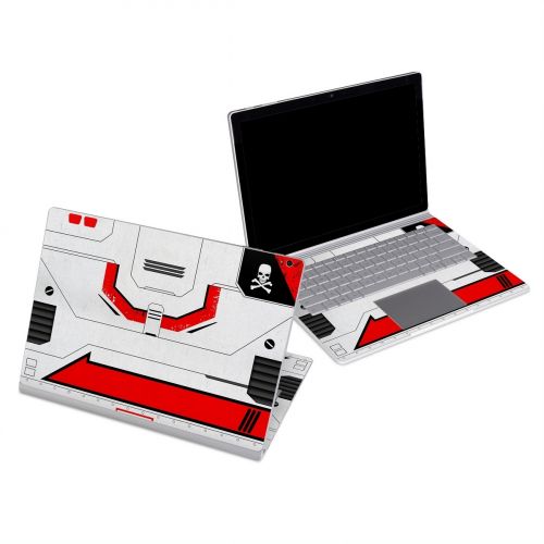 Red Valkyrie Microsoft Surface Book Series Skin