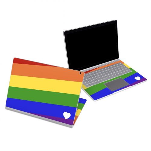 Rainbow Stripe Microsoft Surface Book Series Skin