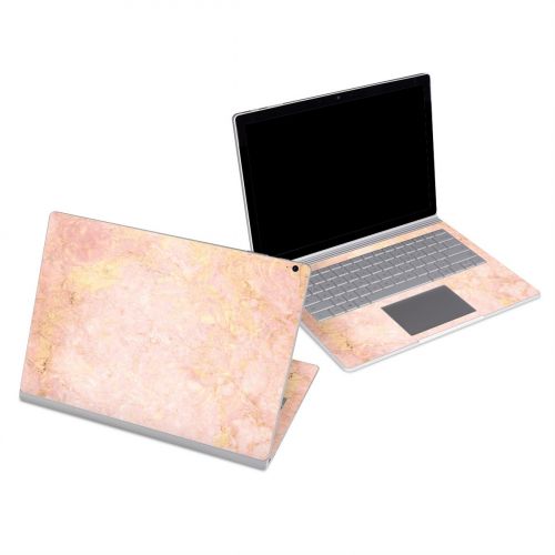 Rose Gold Marble Microsoft Surface Book Series Skin