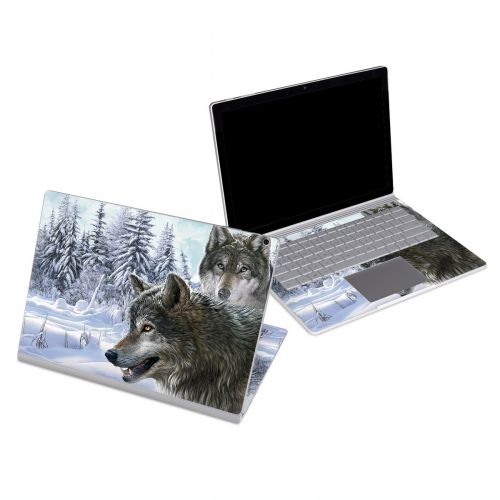 Snow Wolves Microsoft Surface Book Series Skin