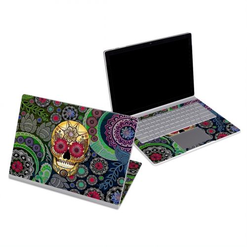 Sugar Skull Paisley Microsoft Surface Book Series Skin