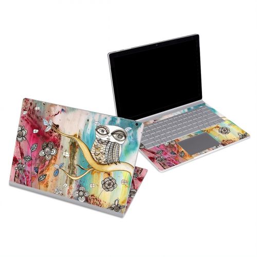 Surreal Owl Microsoft Surface Book Series Skin
