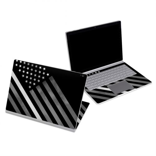 Thin White Line Hero Microsoft Surface Book Series Skin
