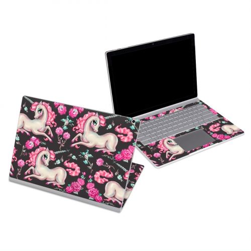 Unicorns and Roses Microsoft Surface Book Series Skin