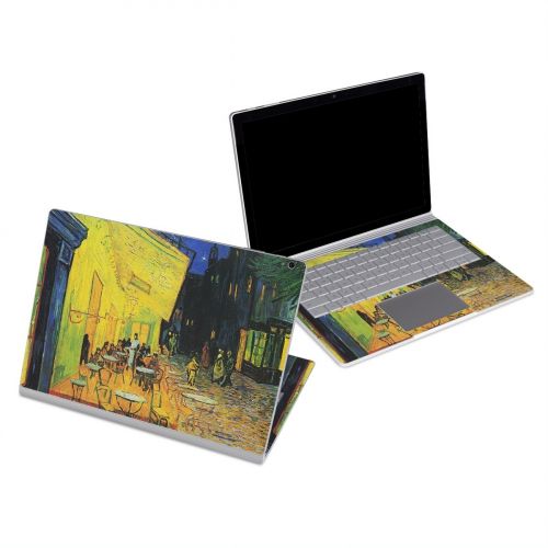 Cafe Terrace At Night Microsoft Surface Book Series Skin