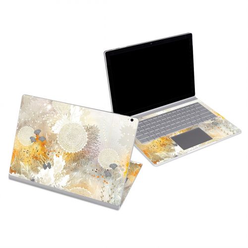White Velvet Microsoft Surface Book Series Skin