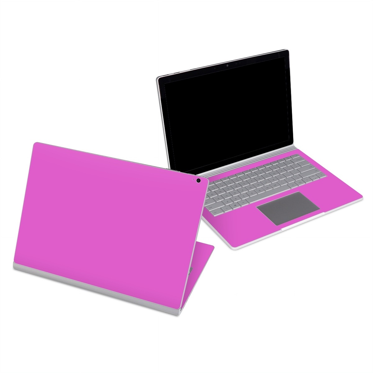 Microsoft Surface Book Series Skin design of Violet, Pink, Purple, Red, Lilac, Magenta, Blue, Lavender, Text, Sky, with pink colors