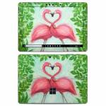 Flamingo Love Microsoft Surface Go Skin