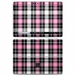 Pink Plaid Microsoft Surface Go Skin