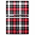 Red Plaid Microsoft Surface Go Skin