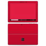 Solid State Red Microsoft Surface Go Skin