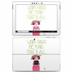 Work Hard Microsoft Surface Go Skin