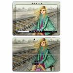 Lulu Waiting by the Train Tracks Microsoft Surface Go Skin