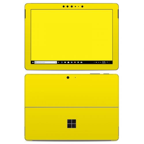 Solid State Yellow Microsoft Surface Go Skin