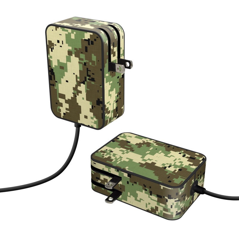 Microsoft Surface Go Power Supply Skin design of Military camouflage, Pattern, Camouflage, Green, Uniform, Clothing, Design, Military uniform, with black, gray, green colors