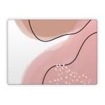 Abstract Pink and Brown Microsoft Surface Laptop Series Skin