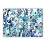 Blue Ink Floral Microsoft Surface Laptop Series Skin