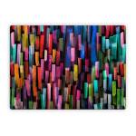 Colorful Brushstrokes Black Microsoft Surface Laptop Series Skin